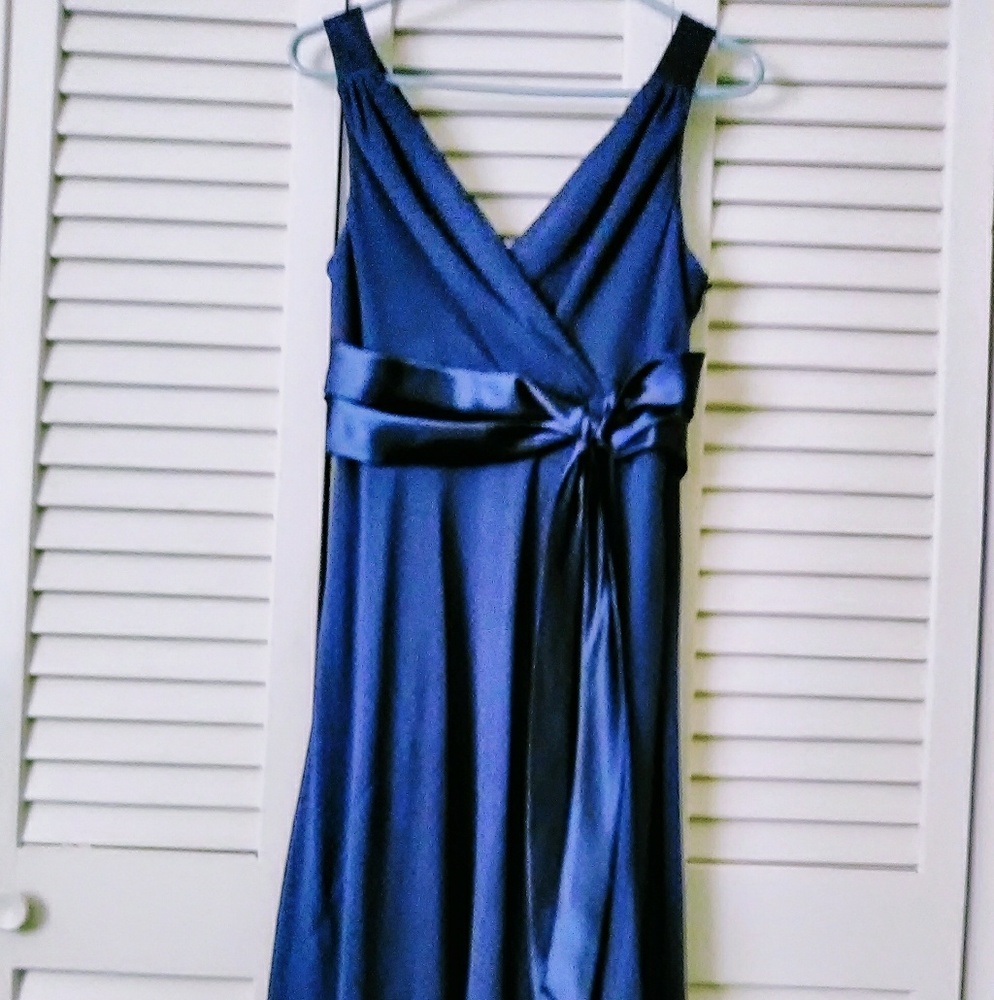 Navy cocktail dress